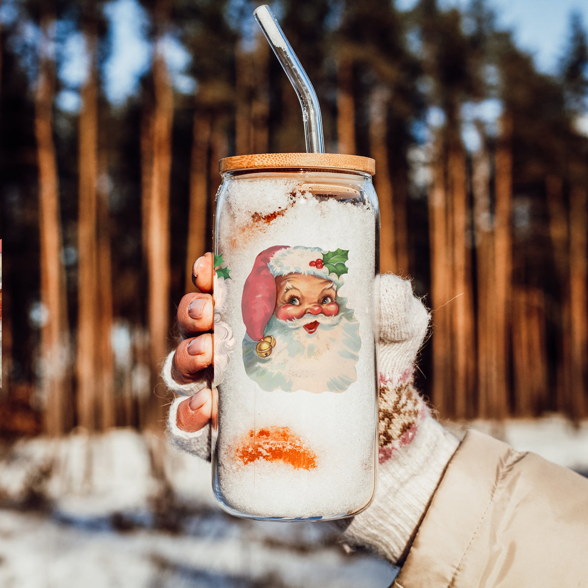 Vintage Santa 17oz-2