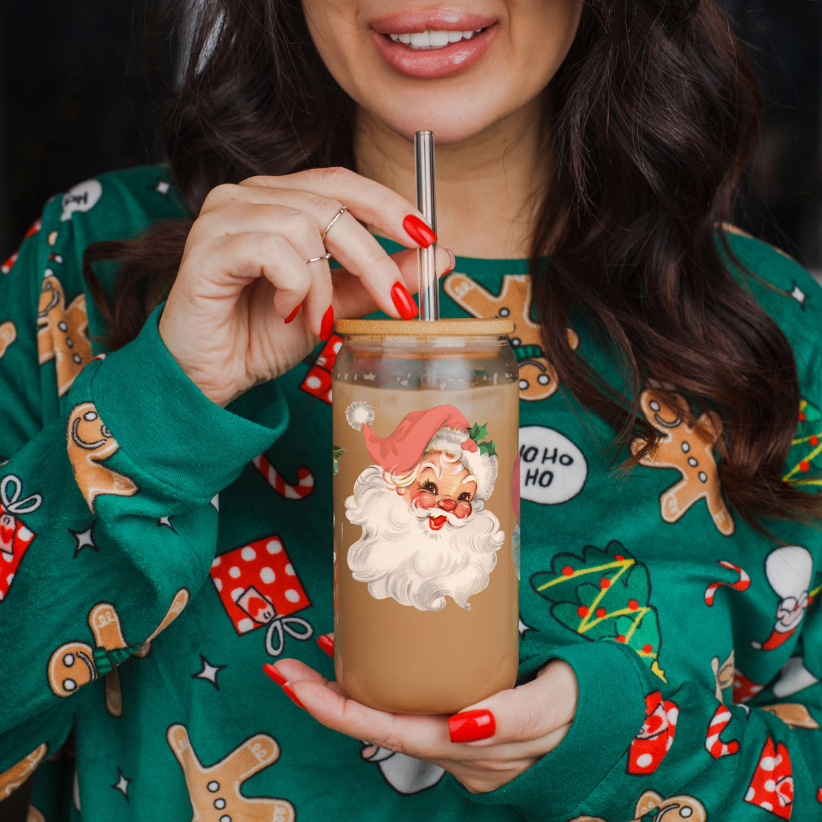 Vintage Santa 17oz-4