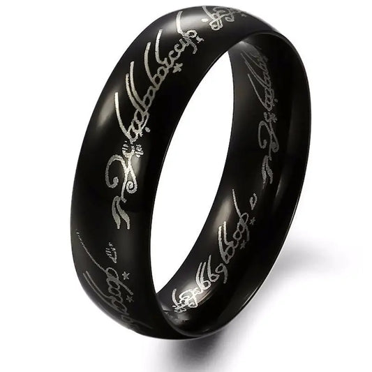 Titanium Steel Lord of the Rings Ring